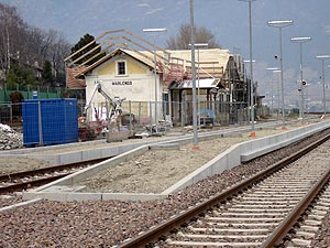 Umbauarbeiten am Bahnhofsgebï¿½ude