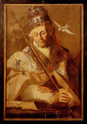 Papst Gregor der Große von Stephan Kessler, 17. Jh.