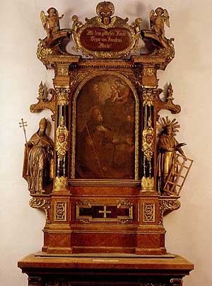 Barocker Anton-Abt-Altar